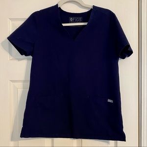 FIGS Casma 3 Pocket scrub top - S - Navy